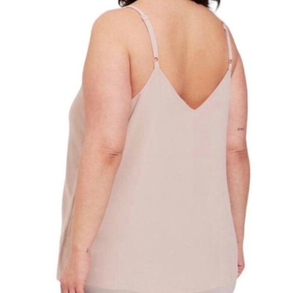 Torrid Sophie Cream Chiffon Tank Top Size XXL (18/20) - Picture 2 of 8